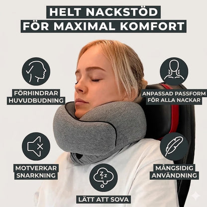 3-i-1 Resekit - Nackkudde, Ögonmask & Påse
